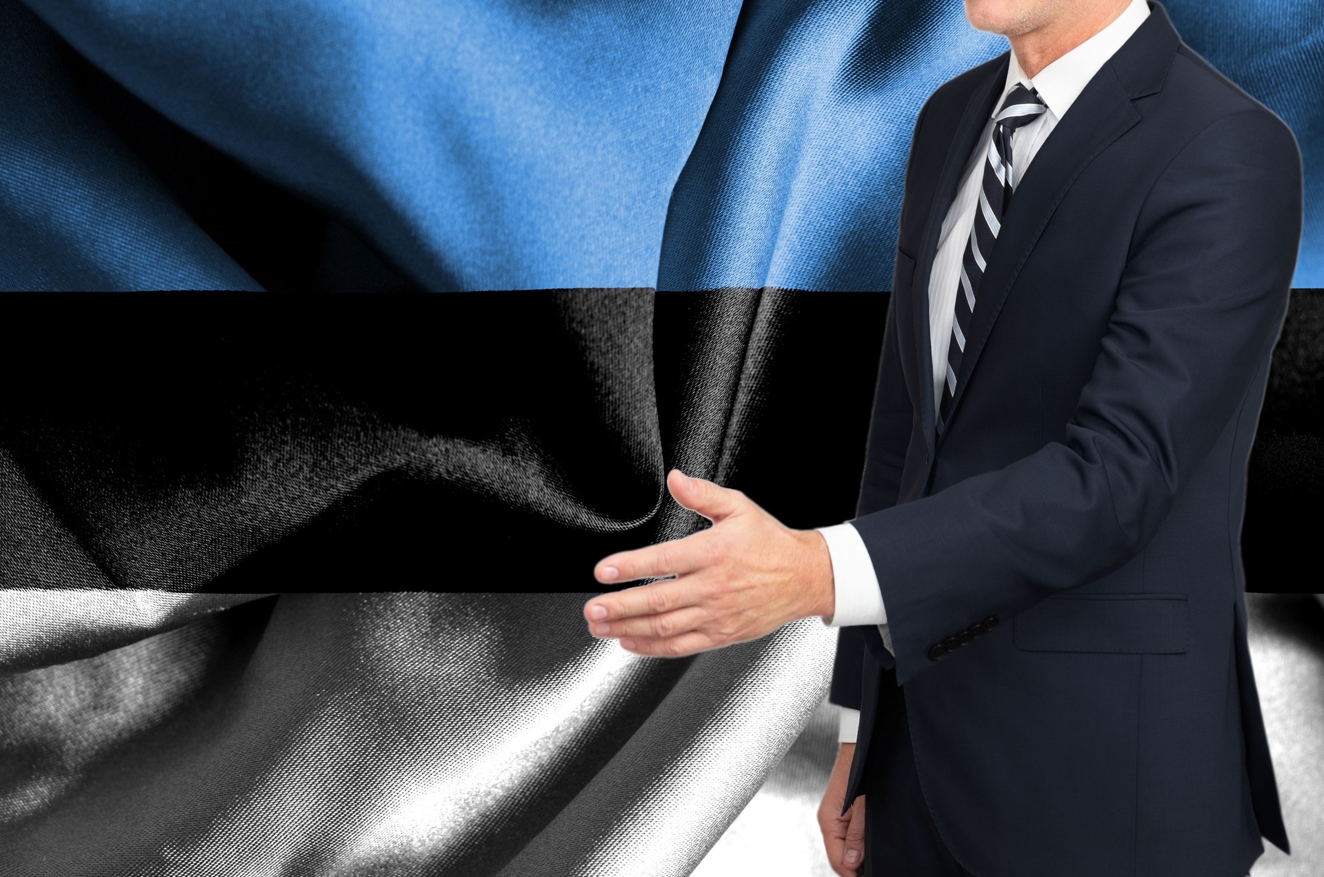 Man in suit from Estonia